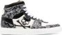 Philipp Plein paisley-print high-top leather sneakers Black - Thumbnail 1