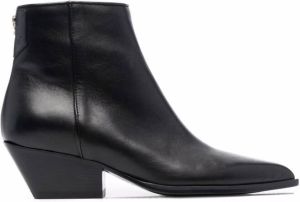 Philipp Plein pointed ankle boots Black