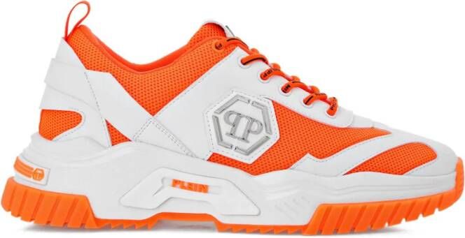 Philipp Plein Predator lace-up sneakers Orange