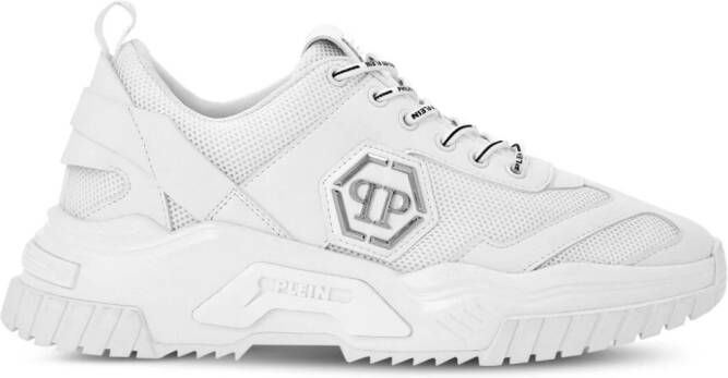Philipp Plein Predator logo-plaque sneakers White