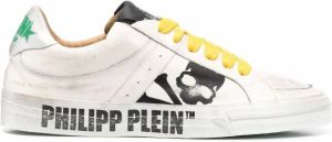 Philipp Plein Retrokickz TM leather sneakers White