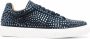 Philipp Plein rhinestone lace-up sneakers Blue - Thumbnail 1