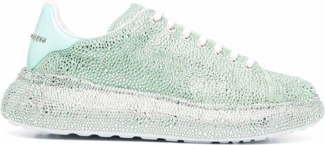 Philipp Plein Runner Crystal low-top sneakers Green