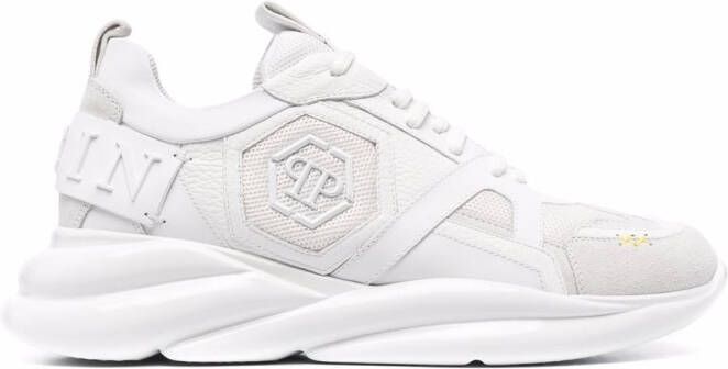 Philipp Plein Runner mixed-material sneakers White