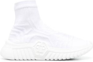 Philipp Plein Runner slip-on sneakers White