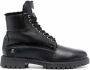 Philipp Plein shearling-lined lace-up boots Black - Thumbnail 1