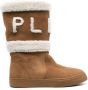 Philipp Plein shearling-lined suede boots Neutrals - Thumbnail 1