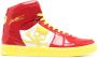 Philipp Plein Skull lace-up high-top sneakers Red - Thumbnail 1