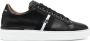 Philipp Plein skull-plaque striped low-top sneakers Black - Thumbnail 1