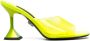 Philipp Plein square-toe heeled sandals Yellow - Thumbnail 1