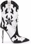Philipp Plein star print Cowboy boots Black - Thumbnail 1