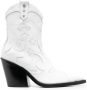 Philipp Plein stars-detail cowboy boots White - Thumbnail 1