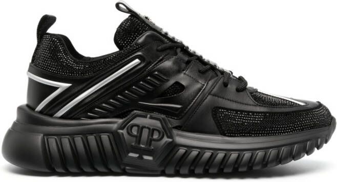 Philipp Plein Stones runner low-top sneakers Black