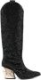 Philipp Plein Strass CowBoy calf-length boots Black - Thumbnail 1