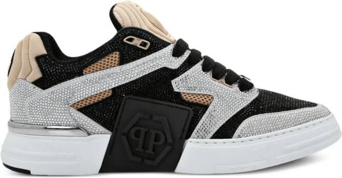 Philipp Plein Strass crystal-embellished sneakers Black