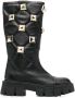 Philipp Plein stud-embellished mid-calf boots Black - Thumbnail 1
