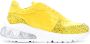 Philipp Plein Studs velvet chunky-sole sneakers Yellow - Thumbnail 1