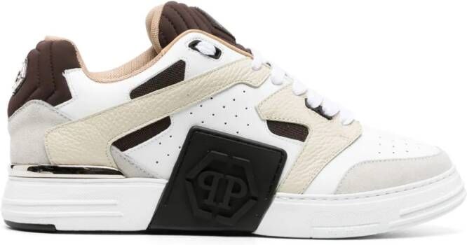 Philipp Plein Phantom Street leather sneakers White