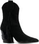 Philipp Plein tassel-detailed suede ankle boots Black - Thumbnail 1