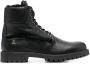 Philipp Plein The Hunter shearling lined leather boots Black - Thumbnail 1
