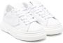 Philippe Model Kids embossed-logo patch leather sneakers White - Thumbnail 1