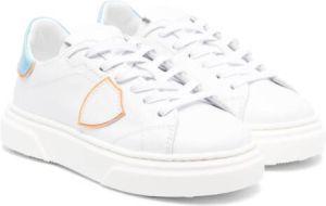 Philippe Model Kids logo-patch low-top sneakers White