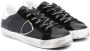 Philippe Model Kids logo-print lace-up sneakers Black - Thumbnail 1