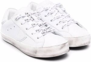 Philippe Model Kids Paris Veau lace-up sneakers White