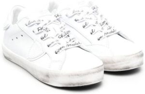 Philippe Model Kids Paris Veau lace-up sneakers White