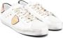 Philippe Model Kids suede-panel leather sneakers White - Thumbnail 1