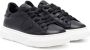 Philippe Model Kids TEEN logo-patch leather sneakers Black - Thumbnail 1