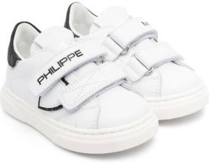 Philippe Model Kids touch-strap sneakers White