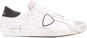 Philippe Model Paris distressed effect low-top sneakers White