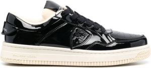 Philippe Model Paris embossed logo sneakers Black