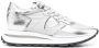 Philippe Model Paris leather-panelled low-top sneakers Silver - Thumbnail 1