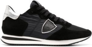 Philippe Model Paris logo-patch low-top sneakers Black