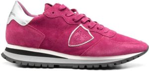 Philippe Model Paris logo-patch low-top sneakers Pink