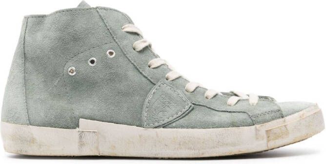 Philippe Model Paris logo-patch sneakers Green