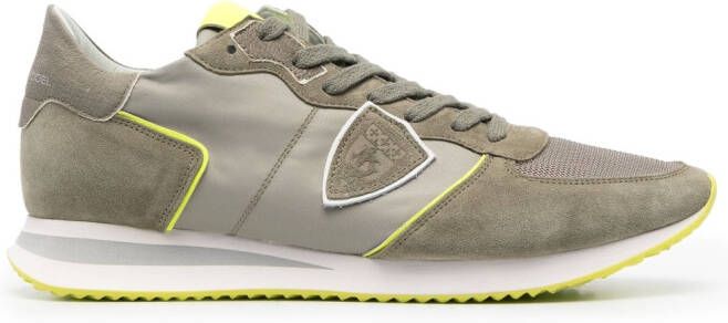 Philippe Model Paris low-top leather sneakers Green