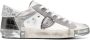 Philippe Model Paris panelled logo-patch sneakers Silver - Thumbnail 1