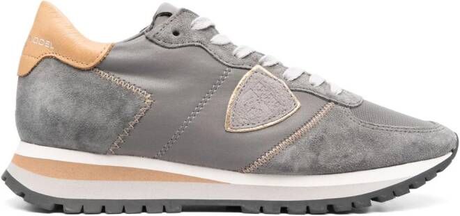 Philippe Model Paris panelled low-top sneaakers Grey