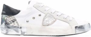Philippe Model Paris Prsx Python Mixage low-top sneakers White