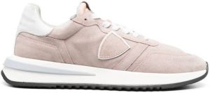 Philippe Model Paris side logo-patch sneakers Pink
