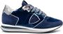 Philippe Model Paris suede-panelled low top sneakers Blue - Thumbnail 1
