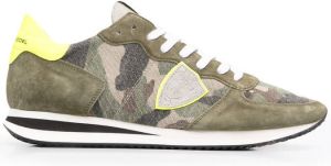 Philippe Model Paris Trpx Camouflage Neon low-top sneakers Green