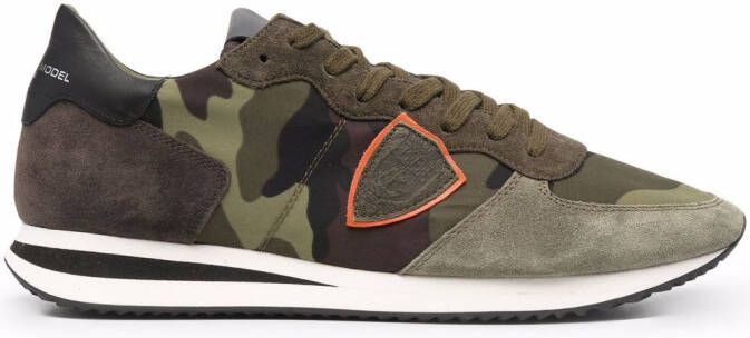 Philippe Model Paris TRPX Camouflage sneakers Green