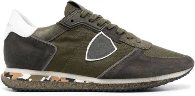 Philippe Model Paris TRPX Running leather sneakers Green