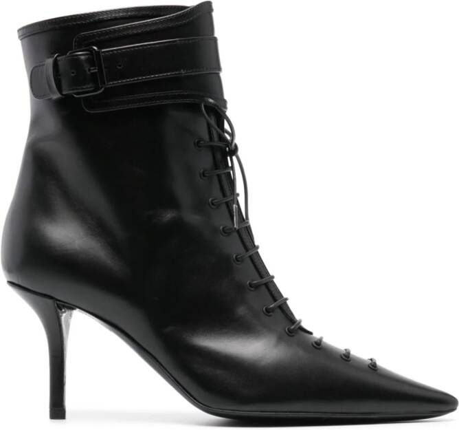 Philosophy Di Lorenzo Serafini 100mm leather ankle boots Black