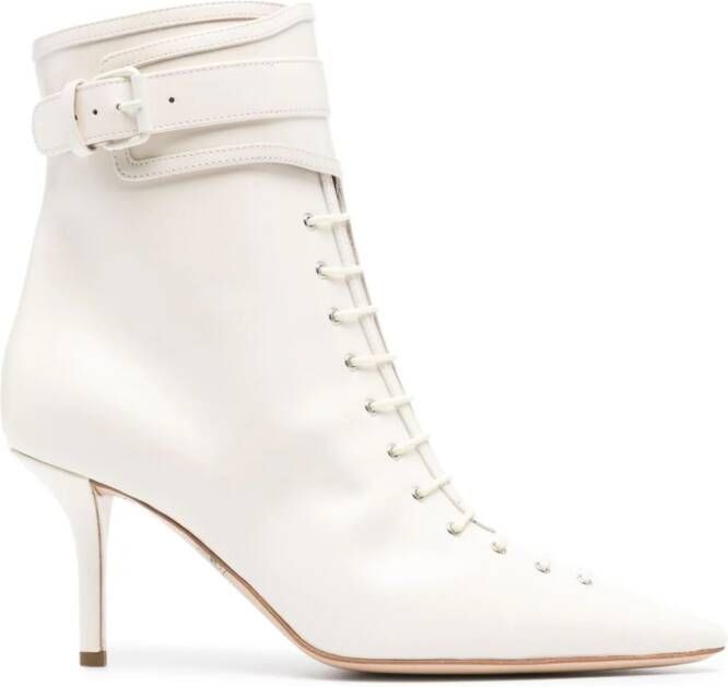 Philosophy Di Lorenzo Serafini 80mm leather ankle boots White