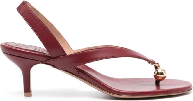 Philosophy Di Lorenzo Serafini x Malone Souliers Lucie 70mm leather sandals Red